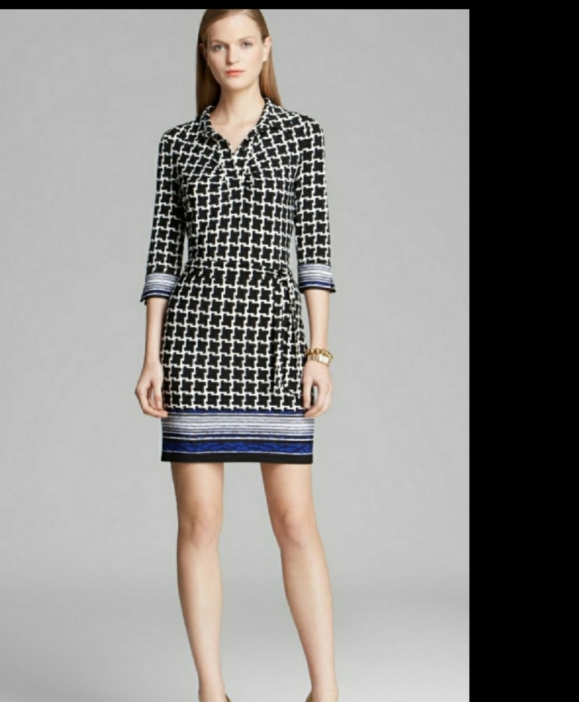 Printed  ruched front dress